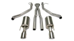 Pontiac GTO Performance Exhaust - Rear - CORSA Performance - Cat-Back + X-Pipe Sport - Polished - `05-`06